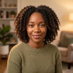 Nell Okafor, a fictional Moodwell AI coach